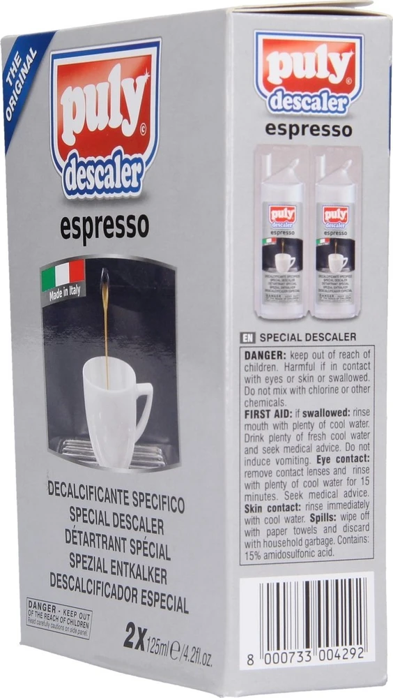 Descaling liquid Puly Espresso, 2 pcs.