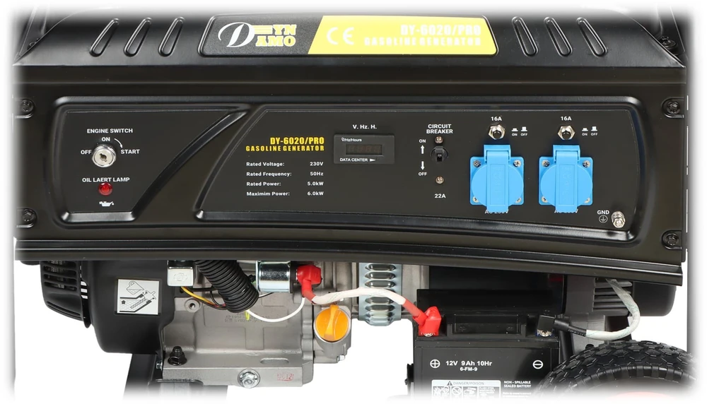 Delta Opti GENERATORIAUS DY-6020/PRO 5000 W Dinamo