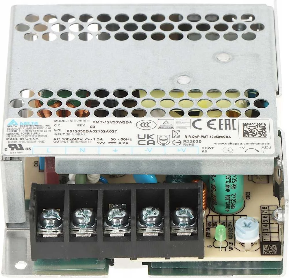 IMPULSINIS MAITINTUVAS PMT-12V50W2BA Delta Electronics