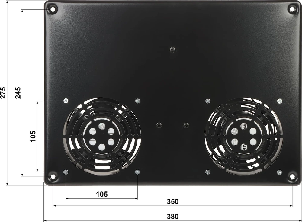 Delta VENTILIATORIŲ SKYDELIS EPRADO-A19-2W RACK SPINTAI