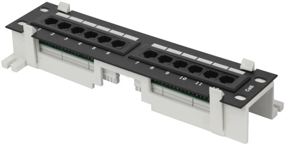 Opti RJ-45 lizdo skydelis PP10-12/RJ/6 10 "