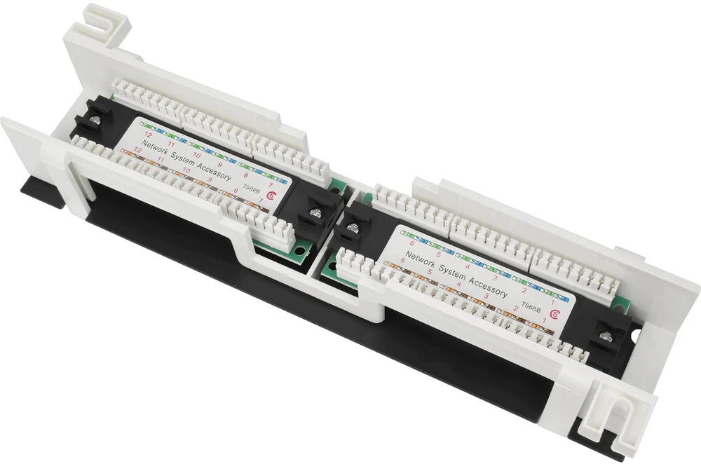 Opti RJ-45 lizdo skydelis PP10-12/RJ/6 10 "
