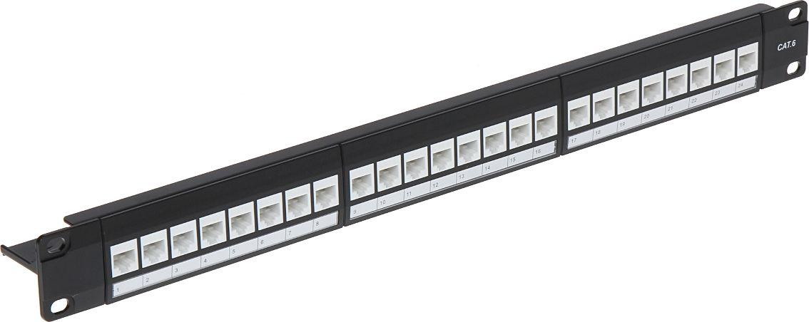TST PATCH PANEL KEYSTONE PP-24 / RJ-FX / 6C, modelis - PP-24/RJ-FX/6C ...