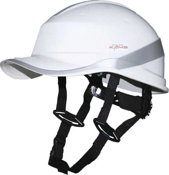 Baltas Delta Plus DIAM5UPORFL šalmas su atšvaitais