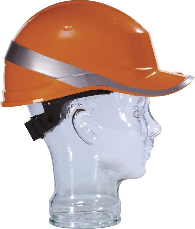 Oranžinis Delta Plus Diamond V apsauginis šalmas
