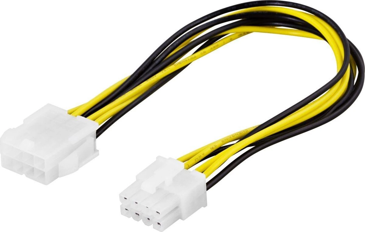 DELTACO ilgintuvas 8 kontaktų EPS12V ha-ho, 25cm / SSI-42