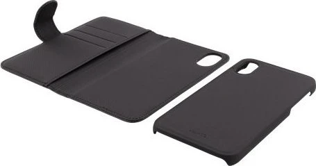 Dėklas 2in1 DELTACO iPhone 15 Pro, magnetinis dangtelis, juodos spalvos / 1902470