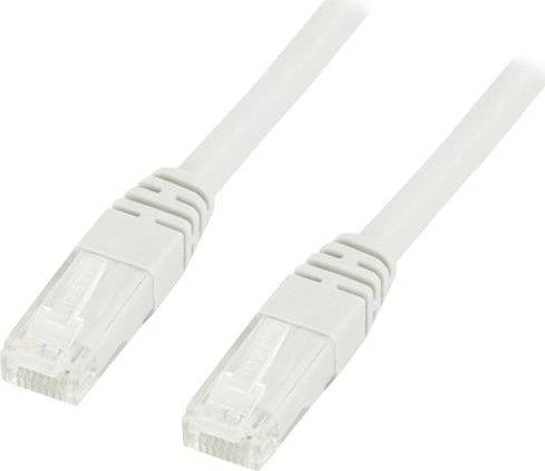 DELTACO U / UTP Cat6 patch kabelis, 0.3m, 250MHz, LSZH, baltas / TP-603V