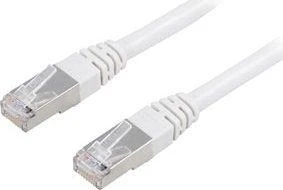 Kabelis DELTACO U/UTP, Cat6, 0.5m, 250MHz LSZH baltas / TP-60V