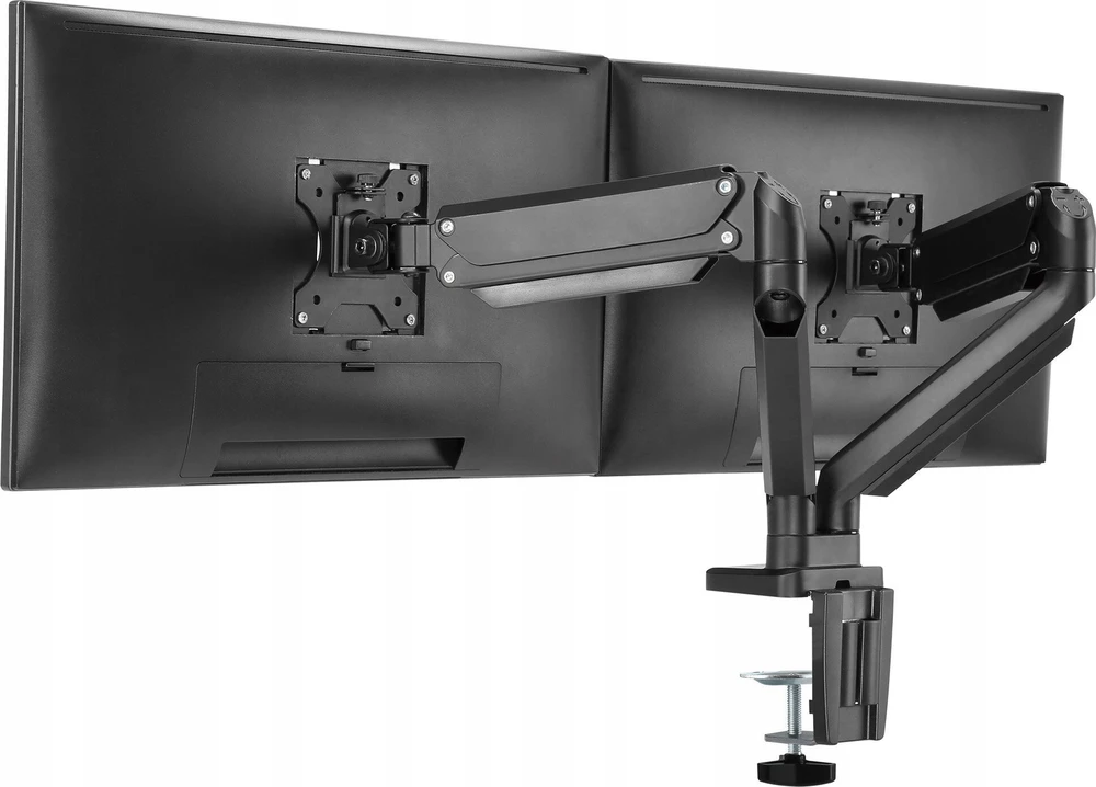 Stalinis laikiklis DELTACO OFFICE su dujine spyruokle 17"-32", 1,5-8kg, 75x75-100x100DE / ARM-0351