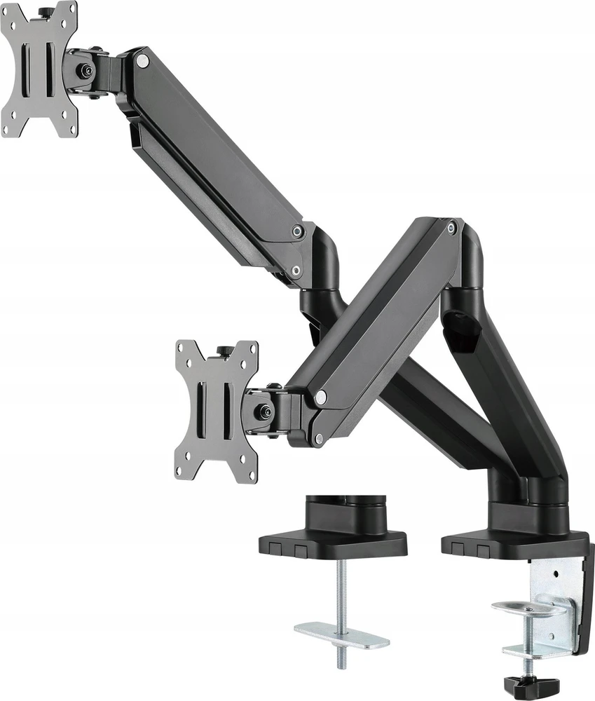Stalinis laikiklis DELTACO OFFICE su dujine spyruokle 17"-32", 1,5-8kg, 75x75-100x100DE / ARM-0351