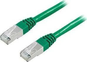 DELTACO F / UTP Cat6 patch kabelis, 1m, 250MHz, Delta sertifikuotas, LSZH, pilkas / STP-61