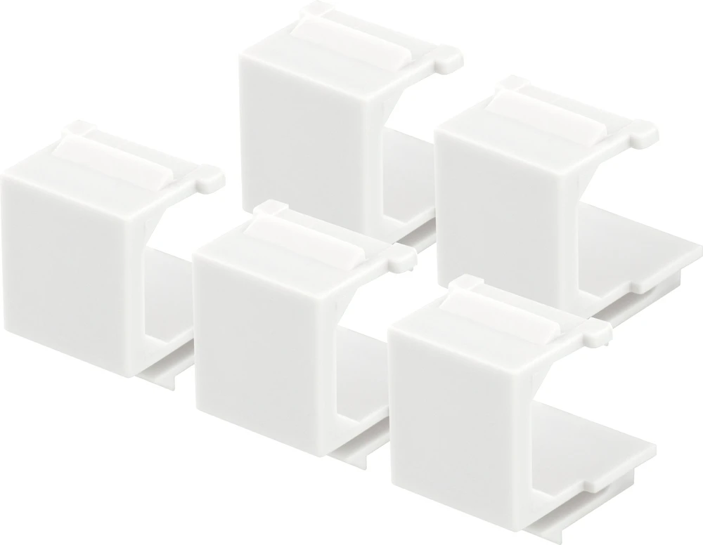 Deltaco Gniazda jungiama į tinklą Blank cover for Keystone jungtys 5-pack (VR-229)