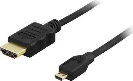 Deltaco HDMI į Micro HDMI kabelis su auksinėmis jungtimis