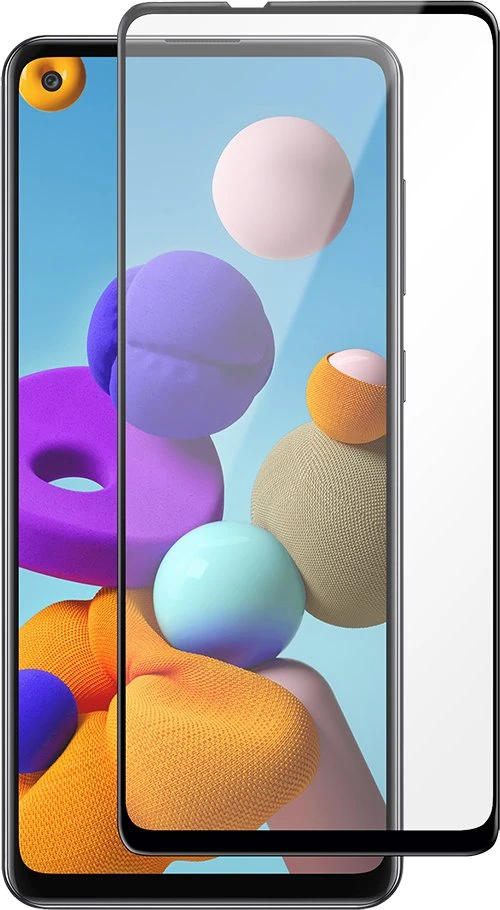 Deltaco Grūdinto stiklo ekrano apsauga skirta Samsung Galaxy A21s, 2.5D, SCRN-A21s