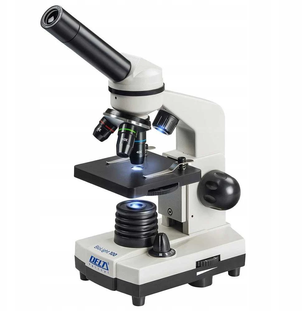 Deltaoptical Mikroskopas Biolight 100 Baltas