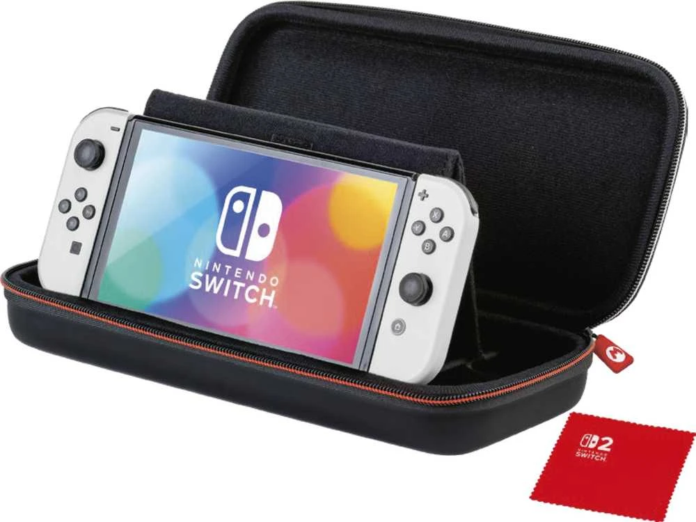 Nintendo Switch 2 Deluxe kelioninis dėklas Juodas Mario Kart World