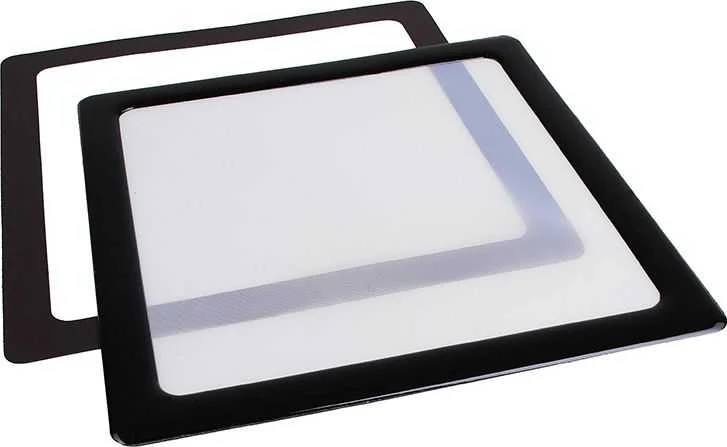 DEMCiflex dulkių filtras 120mm, kvadratinis - juodas/juodas