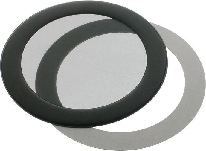 DEMCiflex dulkių filtras 80 mm, apvalus – juodas/juodas