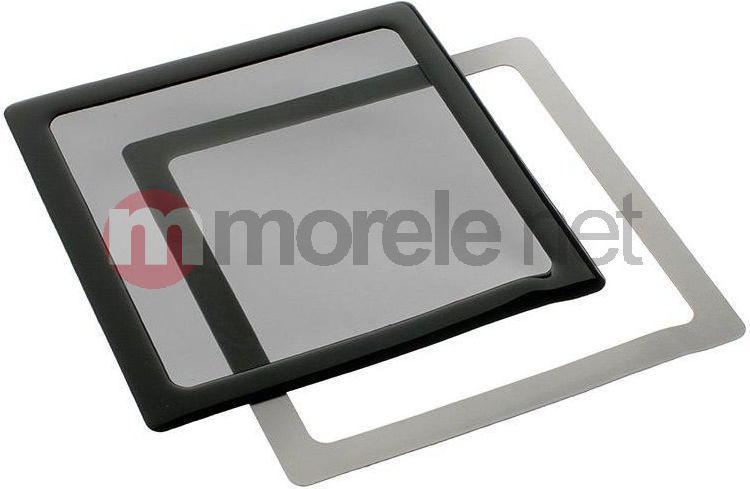 DEMCiflex dulkių filtras 120 mm, kvadratinis – juodas/baltas