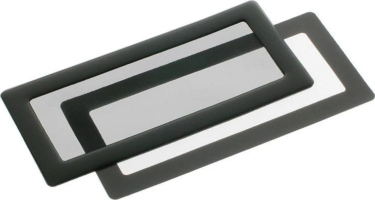DEMCiflex Dust Filter 2x40mm, square – juodos spalvos