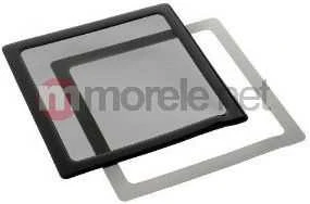 DEMCiflex Staubfilter 200mm, quadratisch – juodas/baltas