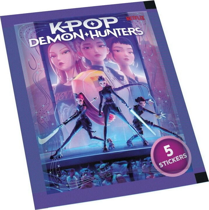 KPOP DEMON HUNTERS kolekcinių lipdukų rinkinys, 25 vnt., KPSTICKER-2026_5