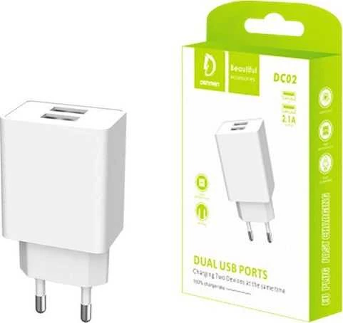 Ładowarka Oem Dvigubas USB 2100 mA tinklo įkroviklis