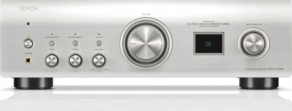 Denon PMA-1700NE integruotas stiprintuvas su šoniniu signalu