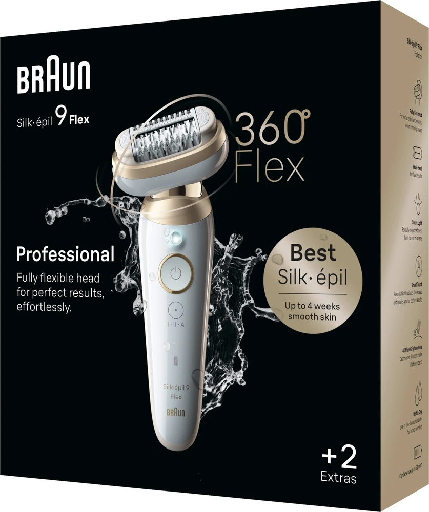 Epiliatorius Braun Silk-épil 9 Flex 9-011 3D
