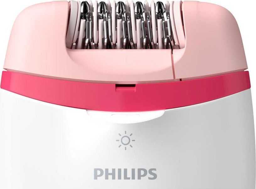 Philips Satinelle Essential Kompaktiškas laidinis epiliatorius BRE255/00