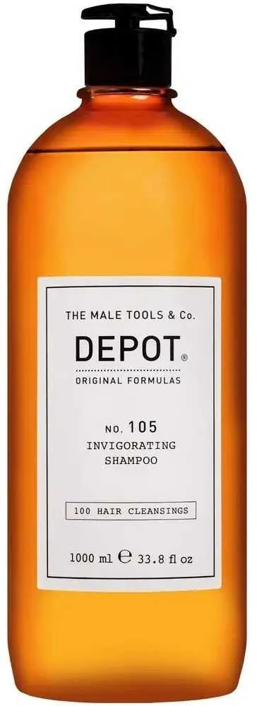 Depot 100 plaukų valymo priemonė Nr. 105 multivitaminų kompleksas plaukų šampūnas nuo plaukų slinkimo, 1000 ml