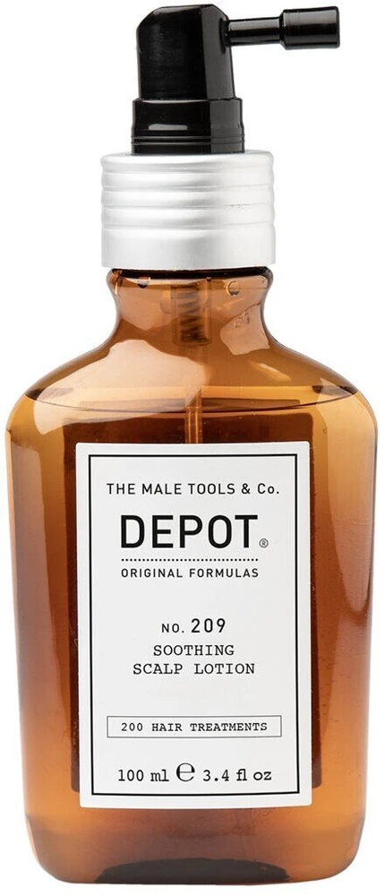 Depot , 200 Hair Treatments No. 209, Leave-In Scalp Treatment Lotion, Soothing, 100 ml For Men