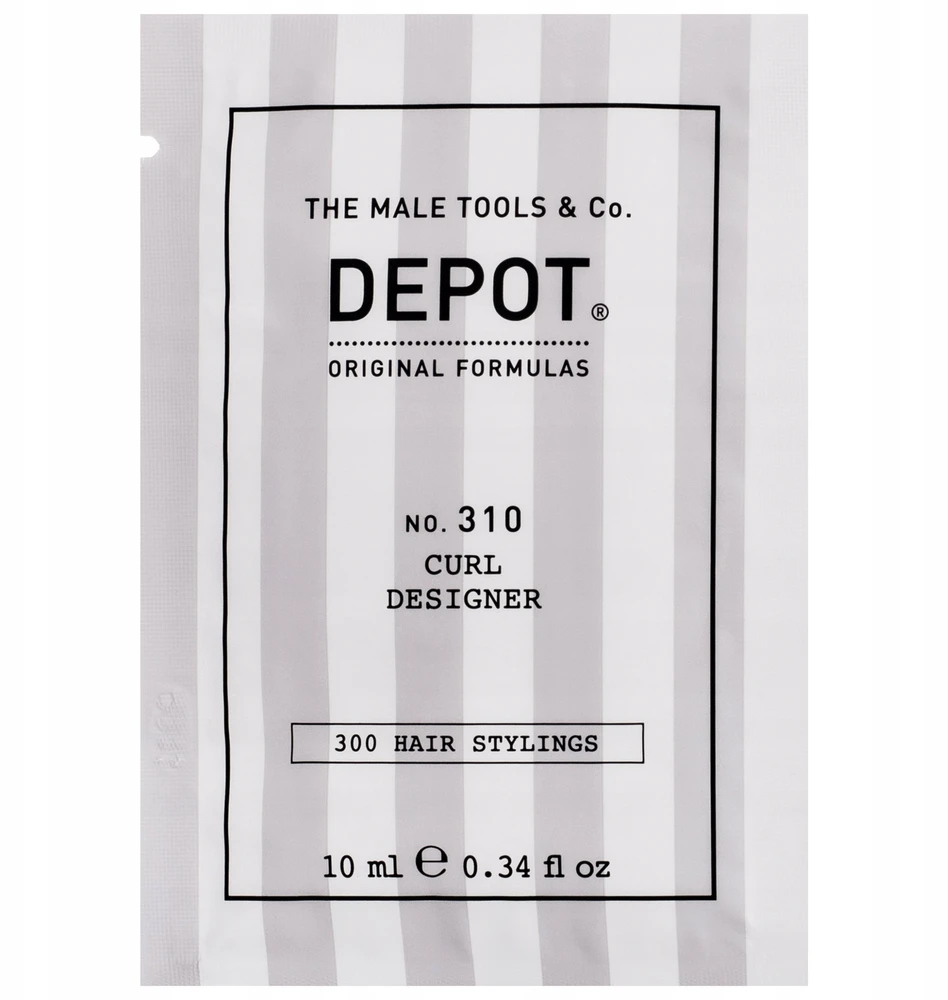 Depot, 300 plaukų formavimo priemonių Nr. 310, UV filtras, plaukų formavimo kremai, lanksčios fiksacijos, 10 ml