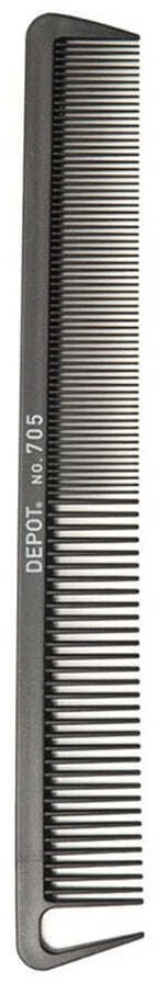 Depot Accessories No. 705 Carbon Hair Plastic Šukos Juodas