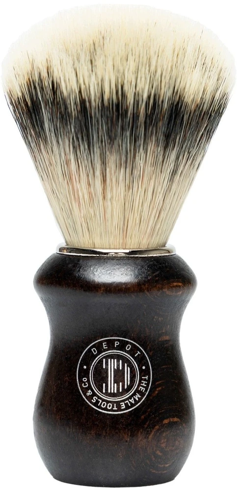 „Depot Accessories“ Nr. 731 prabangus medinis veido skutimosi peiliukas, rudas
