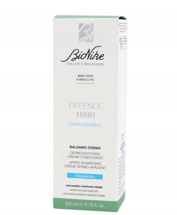 BioNike Defense Hair Dermosoothing plaukų kremas-kondicionierius valantis ir drėkinantis, 200 ml