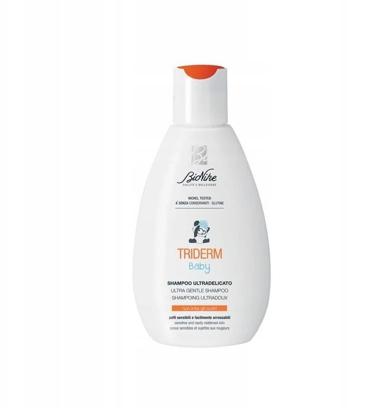 BioNike Triderm Baby Hair šampūnas švelniam valymui, 200 ml
