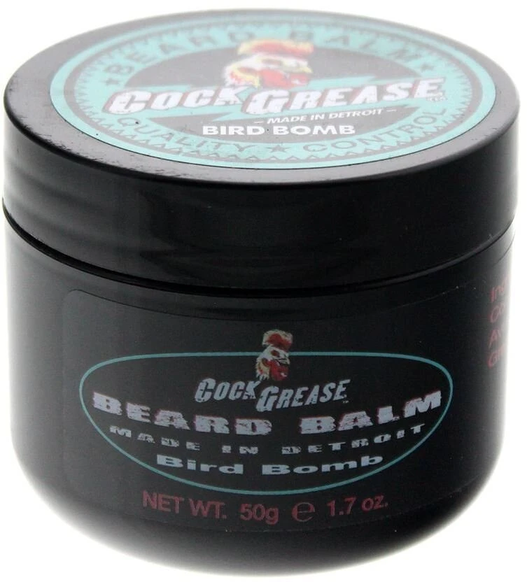 Drėkinamasis barzdos balzamas „Cock Grease Bird Bomb“, 50 g