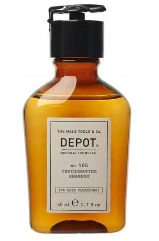 Depot 100 plaukų valymo priemonė Nr. 105 multivitaminų kompleksas plaukų šampūnas nuo plaukų slinkimo, 50 ml