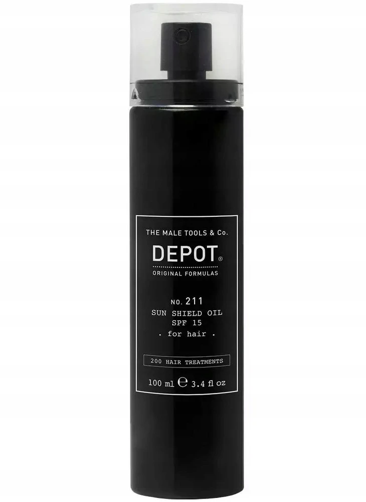 Depot 200 Hair Treatments Nr. 211 Plaukų lakas su apsauga nuo UV spindulių, 100 ml