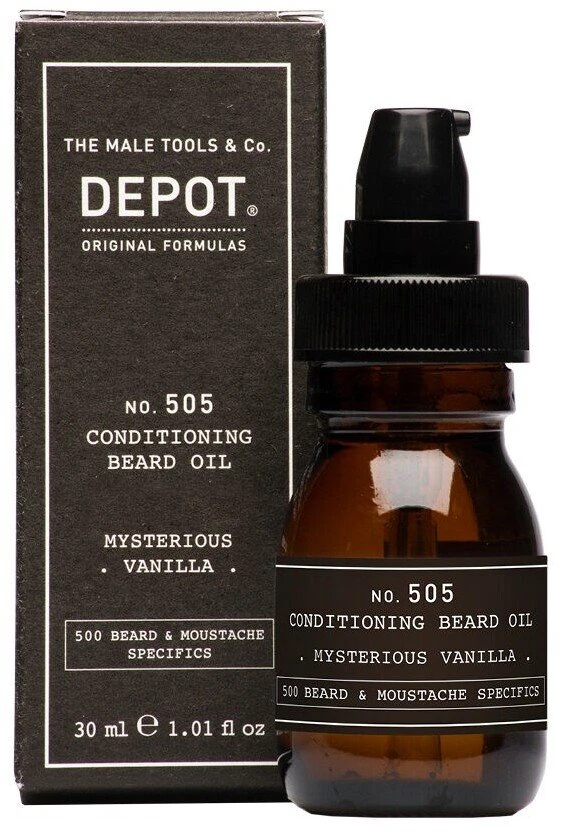 Depot No. 505 Conditioning Beard Oil Mysterious Vanilla barzdos aliejus, 30 ml