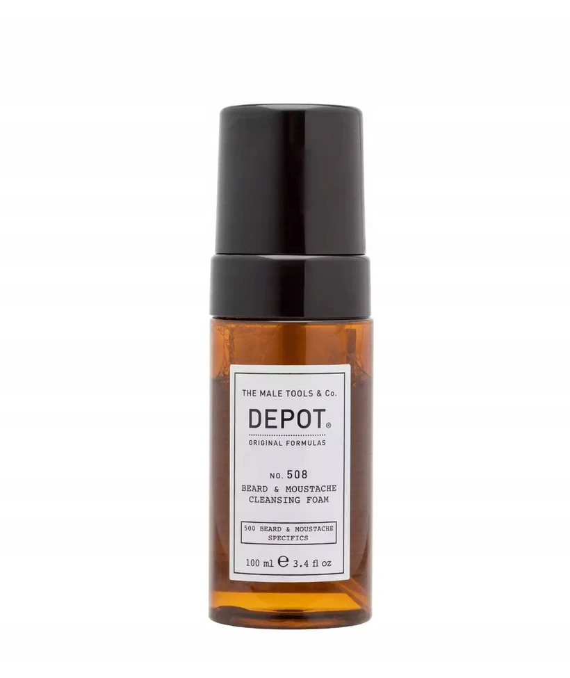 „Depot 500 Beard & Mustache Specifications No. 508“ barzdos putos valymui, 100 ml