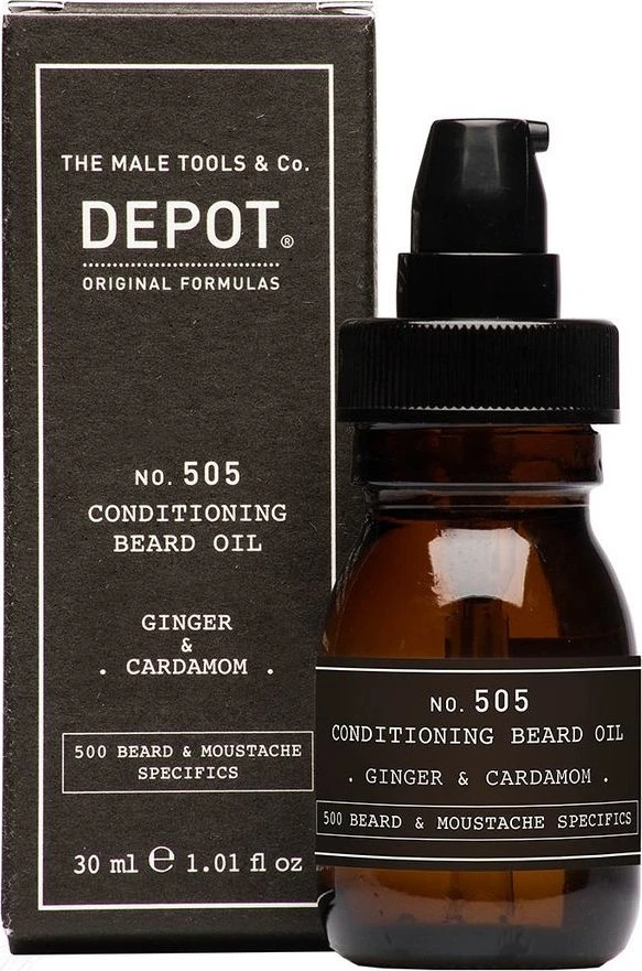 Depot No. 505 Ginger Cardamom Barzdos aliejus, 30 ml