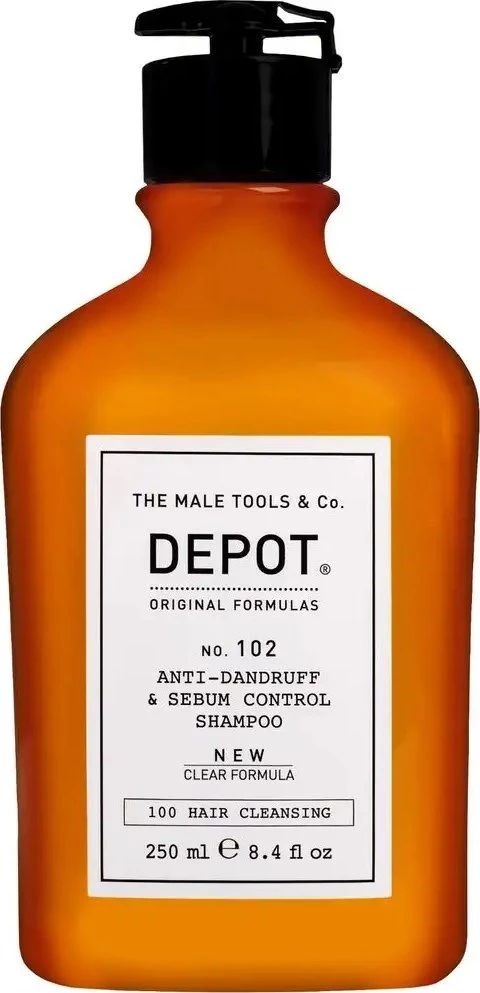 Depot No. 102 Botanical Complex Hair Šampūnas Nuo pleiskanų & Sebum Control plaukų šampūnas vyrams, 250 ml
