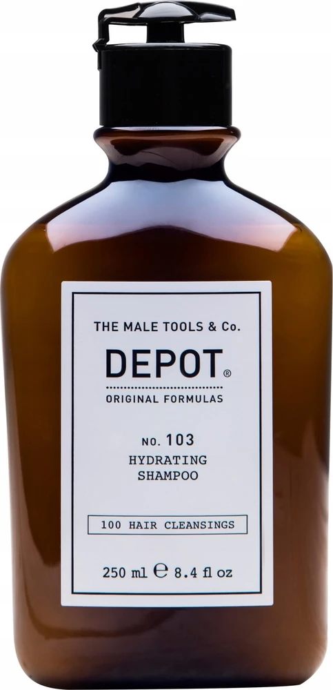 Depot 100 plaukų valymo šampūnas Nr. 103 su provitaminu B5 drėkinimui, 250 ml