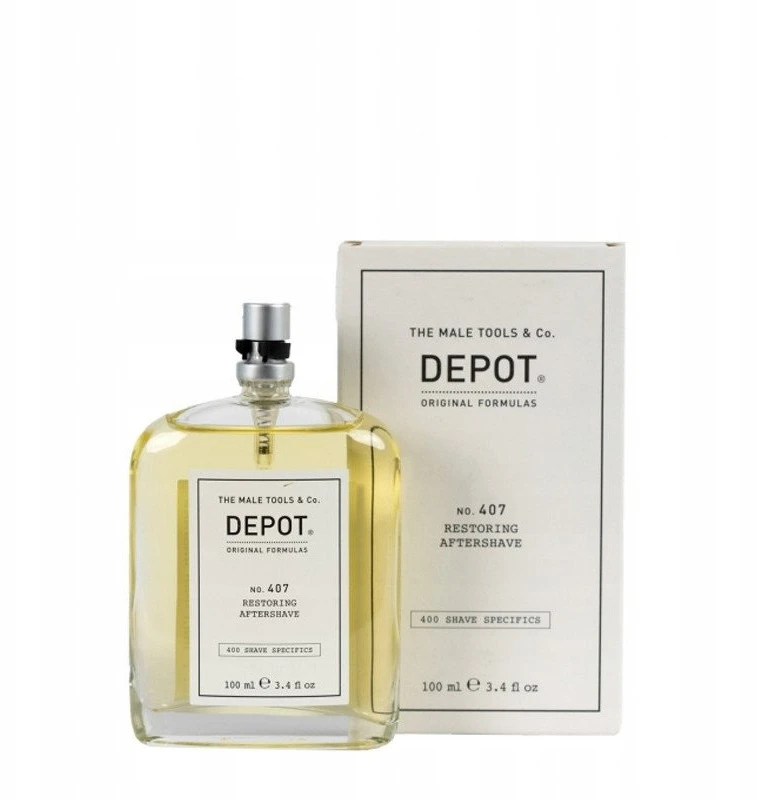 „Depot 400 Shave Specifications No. 407 Pro-Vitamin B5“ atkuriamasis ir gaivinantis losjonas po skutimosi, 100 ml