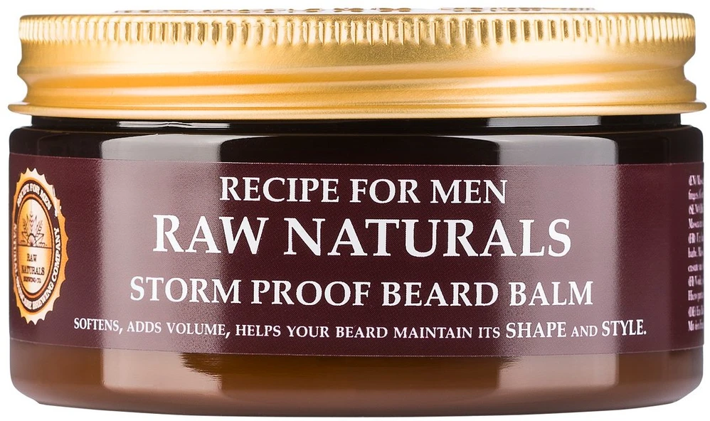 „Raw Naturals Storm Proof“ 100 % veganiškas minkštinamasis barzdos balzamas, 100 ml