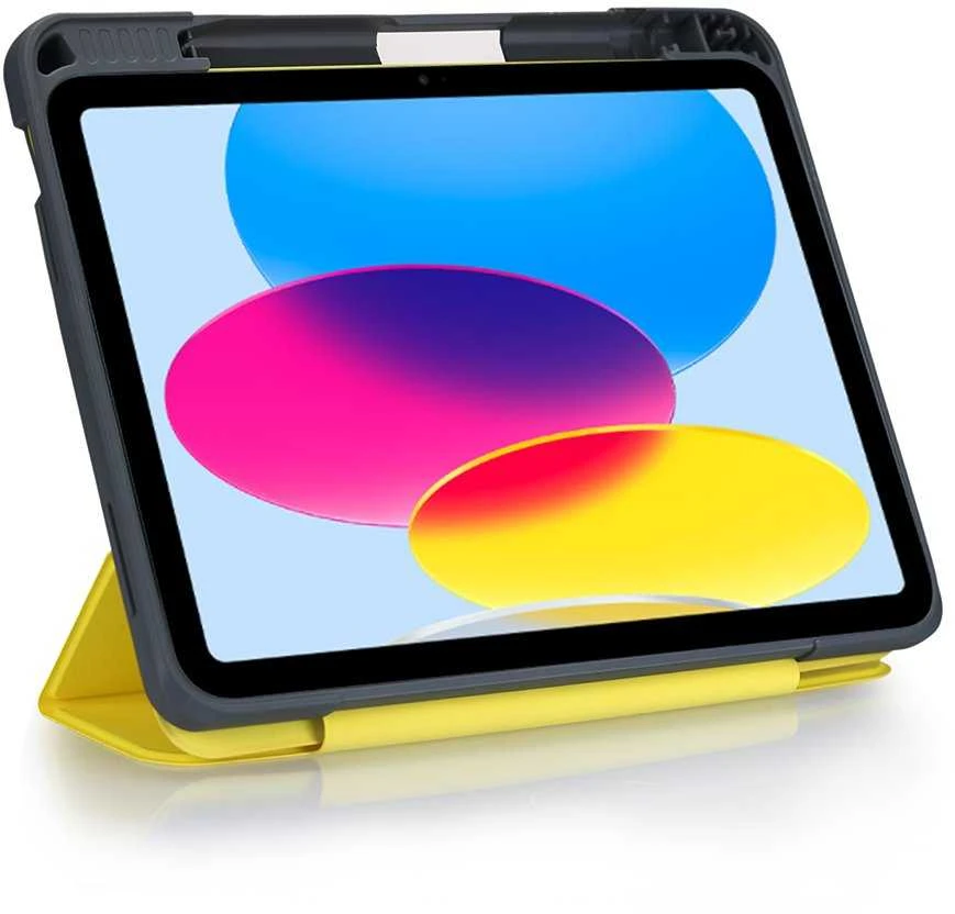 Dėklas na tablet DEQSTER DEQSTER 40-1013774 etui na tablet 27,7 cm (10.9") Dėklas Geltonas