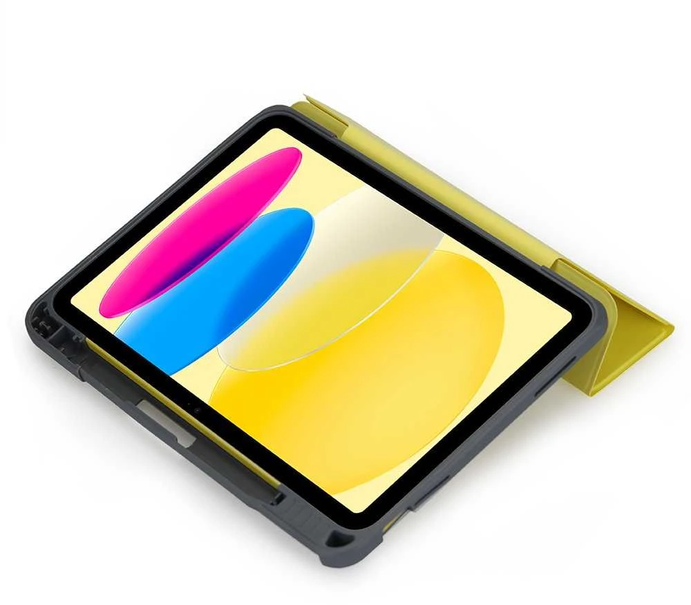 Dėklas na tablet DEQSTER DEQSTER 40-1013774 etui na tablet 27,7 cm (10.9") Dėklas Geltonas